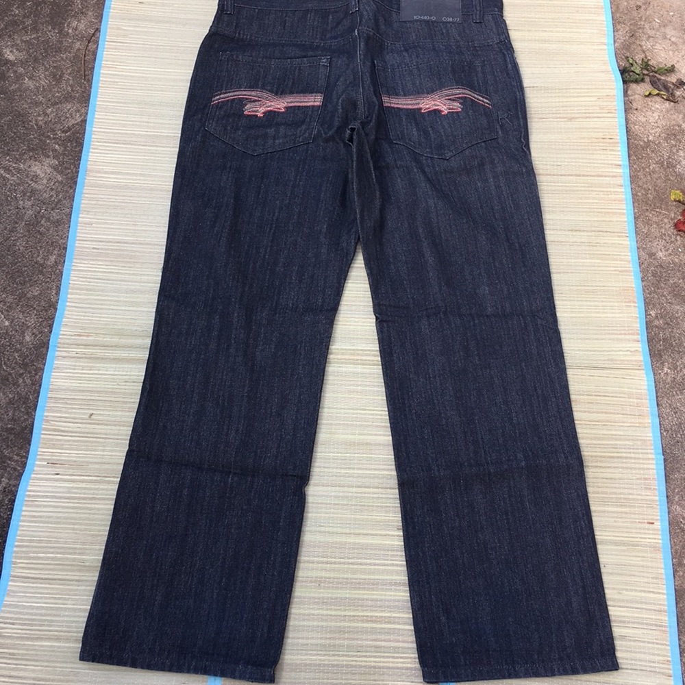 Rocawear Denim Jeans Original Fit Embroidered Back Pockets 36 x 34